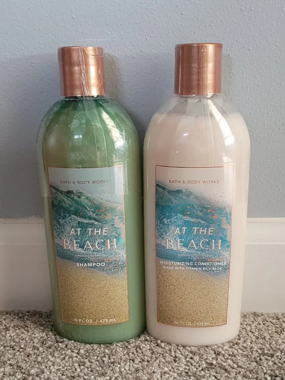 Bath & Body Works At the Beach Shampoo & Conditioner Set - 16 oz - New